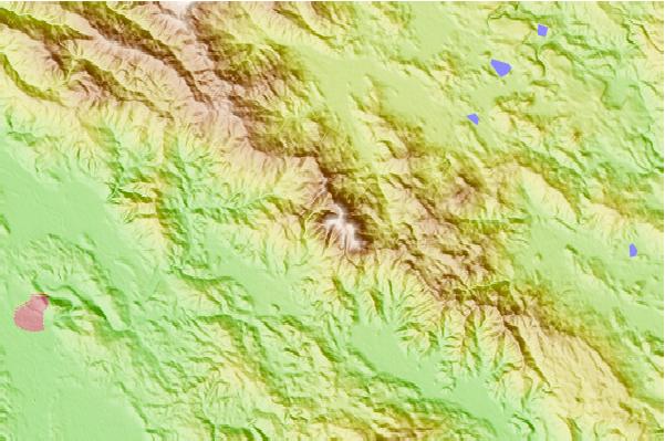 Surf breaks located close to Mount Saint Helena