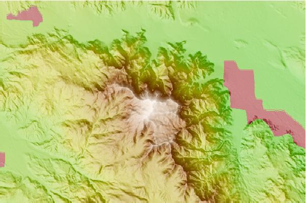 Surf breaks located close to Mount San Jacinto Peak