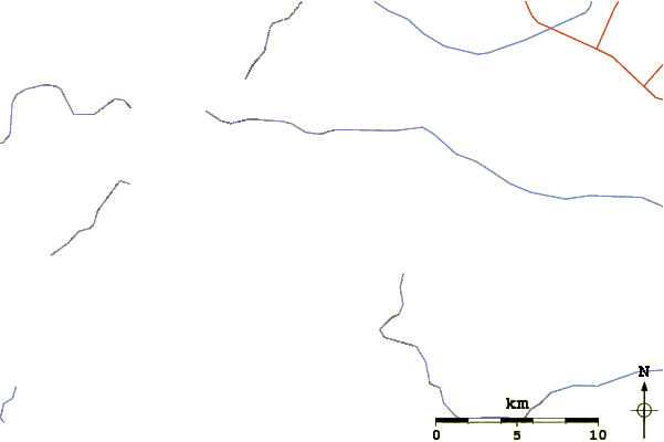 Roads and rivers around Mount Satsunai