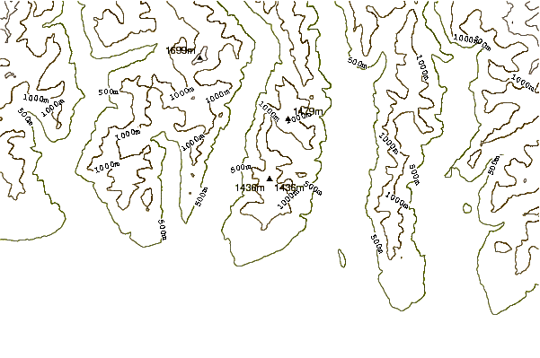 Mountain peaks around Mount Seymour