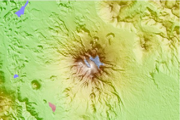 Surf breaks located close to Mount Shasta