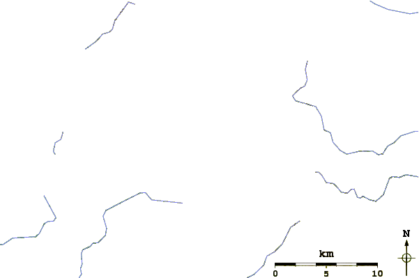 Roads and rivers around Mount Shikashinai