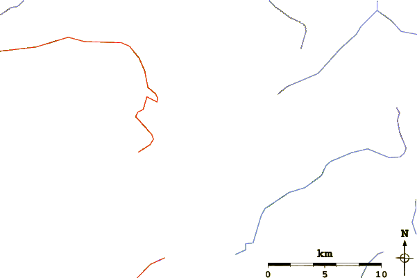 Roads and rivers around Mount Shuksan