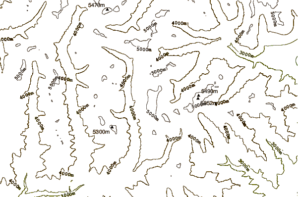 Mountain peaks around Mount Siguniang