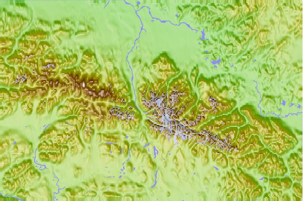 Surf breaks located close to Mount Silvertip