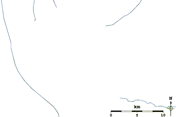 Roads and rivers around Mount Sir Wilfrid Laurier