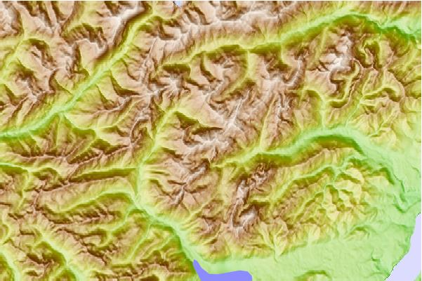 Surf breaks located close to Mount Skokomish