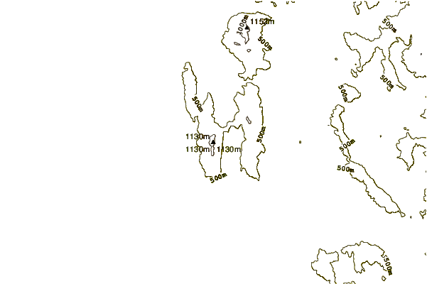 Mountain peaks around Mount Sorell