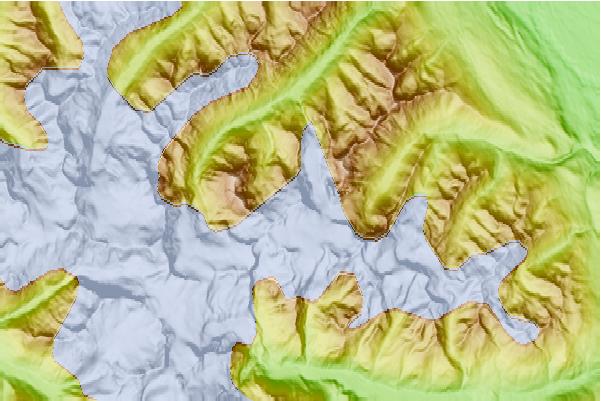 Surf breaks located close to Mount Stanley Baldwin