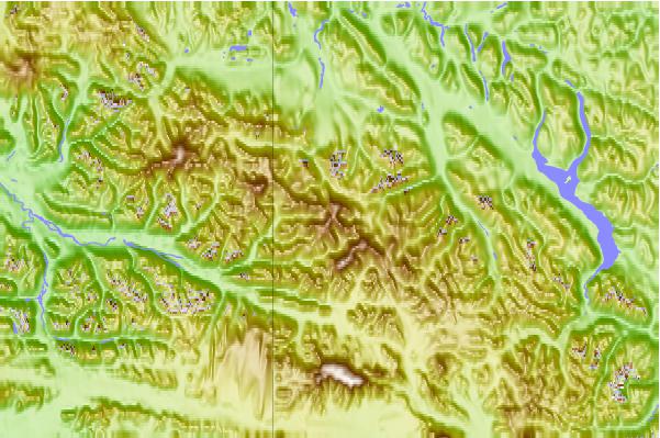 Surf breaks located close to Mount Steele