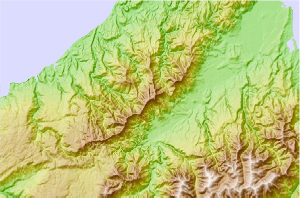 Surf breaks located close to Mount Stevens