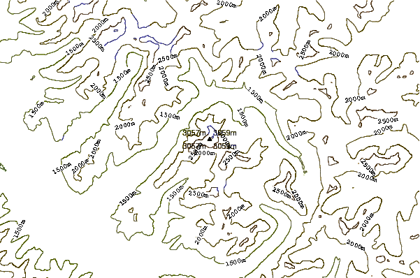 Mountain peaks around Mount Stimson