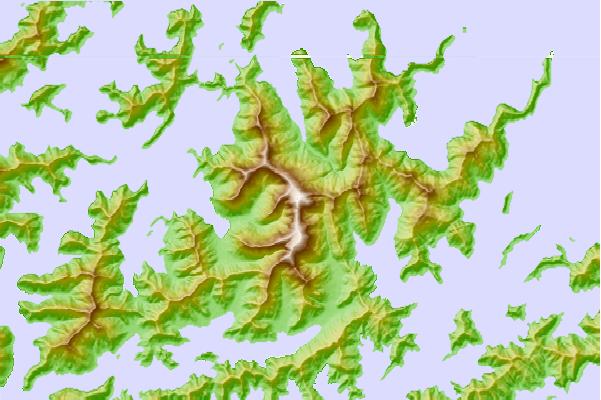 Surf breaks located close to Mount Stokes (Marlborough Sounds)