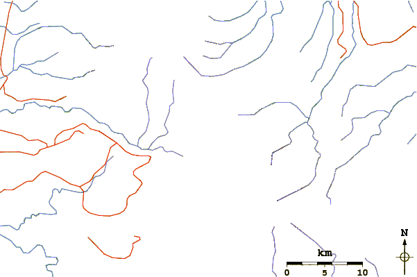 Roads and rivers around Mount Sumagaya