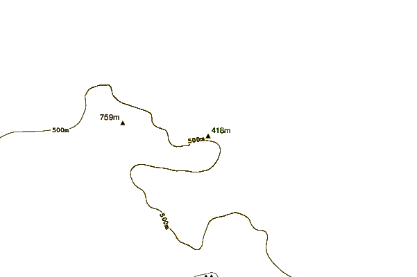 Mountain peaks around Mount Swadener