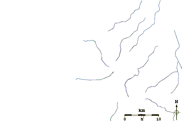 Roads and rivers around Mount Tabwemasana ot Tabwémasana