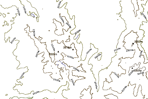 Mountain peaks around Mount Tallac