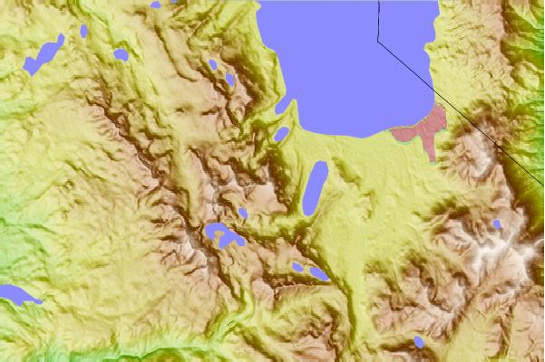 Surf breaks located close to Mount Tallac