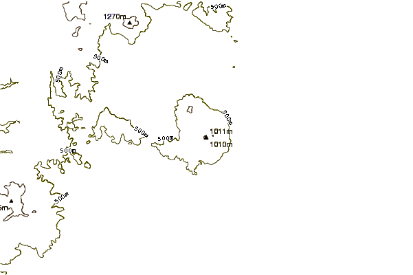 Mountain peaks around Mount Tarumae