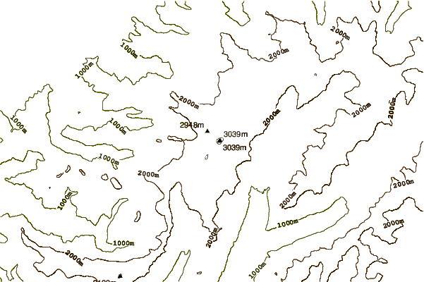 Mountain peaks around Mount Tasman