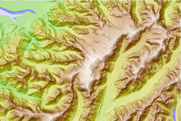 Surf breaks located close to Mount Tasman