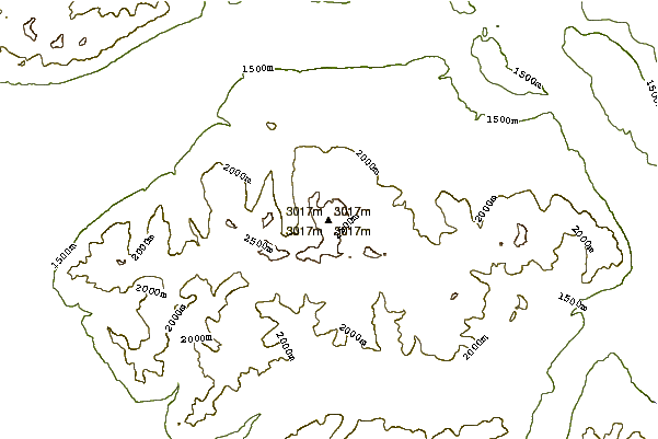 Mountain peaks around Mount Tatlow