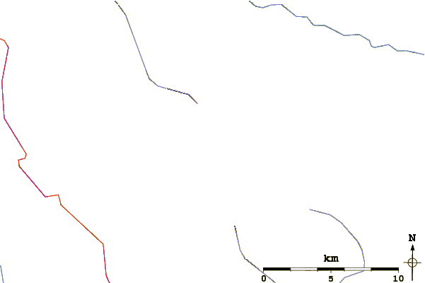 Roads and rivers around Mount Thomlinson (Babine Range)