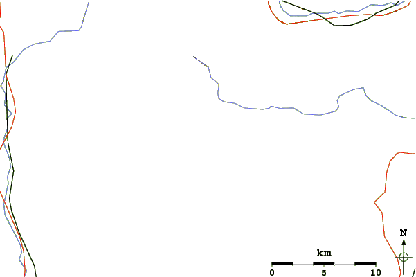 Roads and rivers around Mount Tripyramid (New Hampshire)