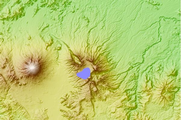 Surf breaks located close to Mount Tujuh