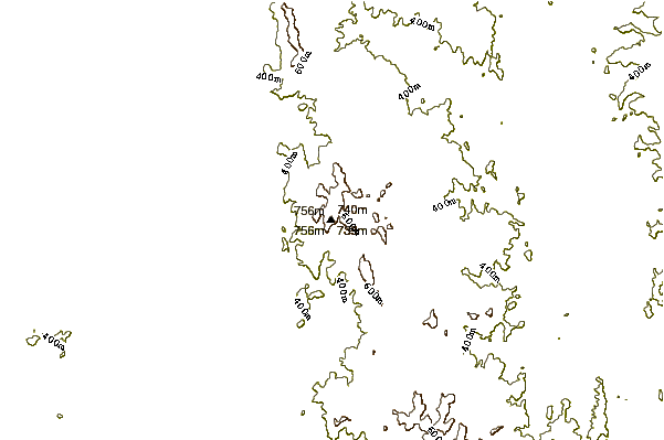 Mountain peaks around Mount Ulandra