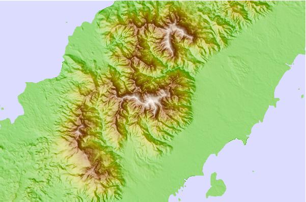 Surf breaks located close to Mount Victoria, Palawan