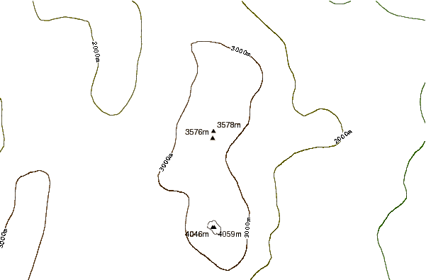 Mountain peaks around Mount Waterman (Antarctica)