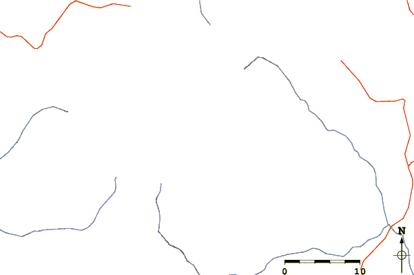 Roads and rivers around Mount Welel