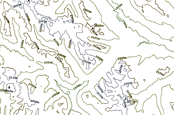 Mountain peaks around Mount Whymper