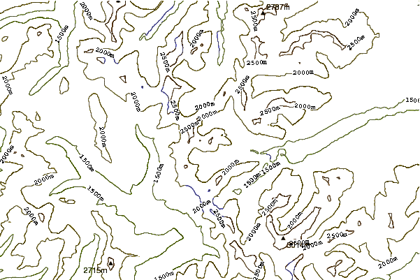 Mountain peaks around Mount Wilbur