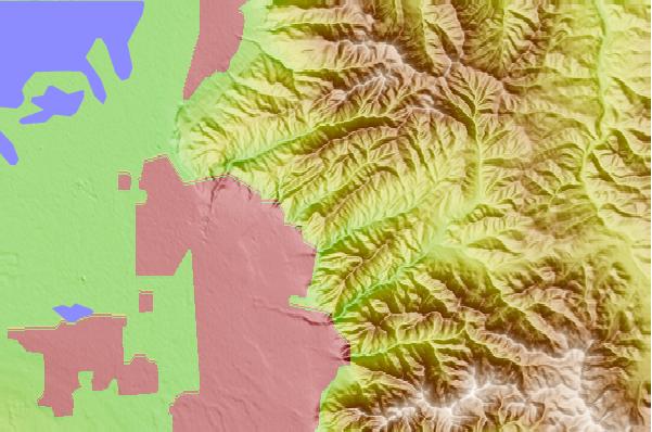 Surf breaks located close to Mount Wire