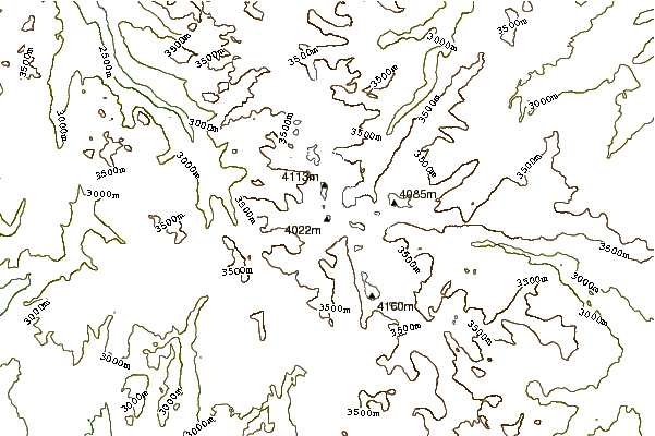 Mountain peaks around Mount Woodrow Wilson