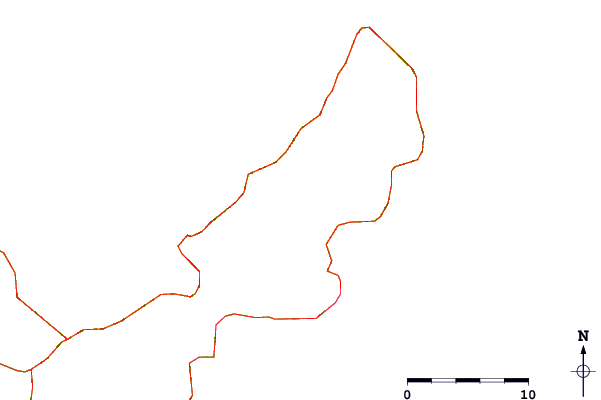 Roads and rivers around Mount Yonaha