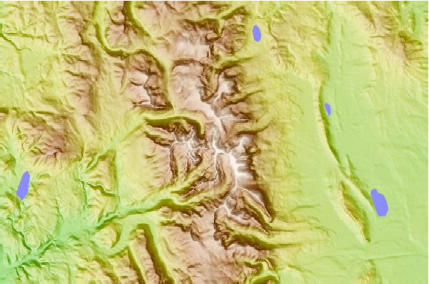 Surf breaks located close to Mount Zirkel