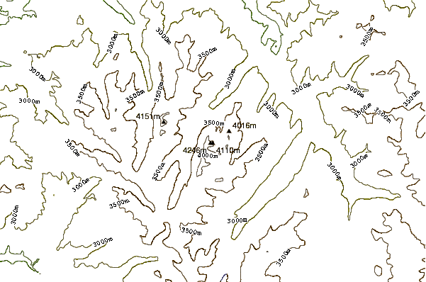 Mountain peaks around Mount of the Holy Cross