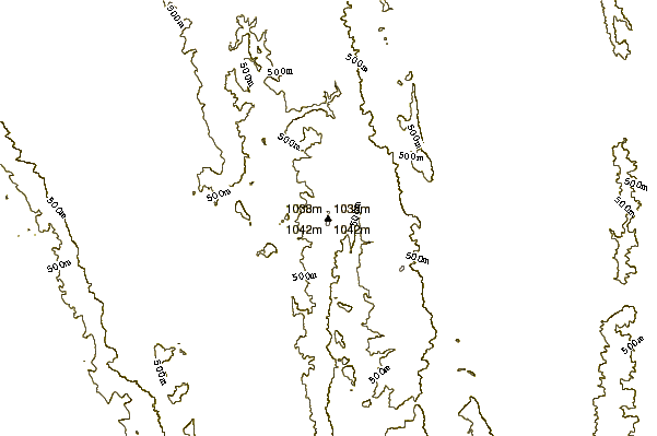 Mountain peaks around Mowdok Mual