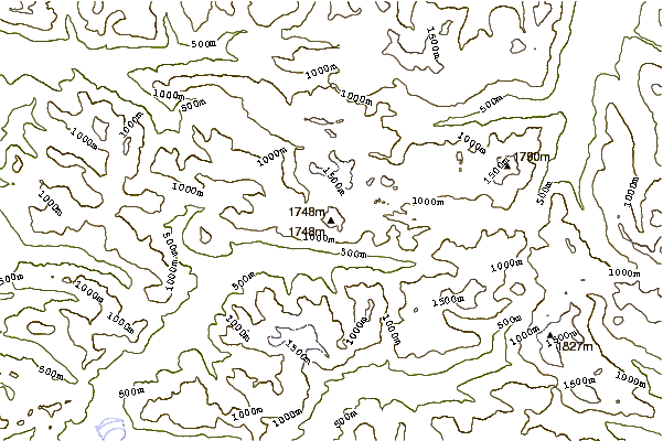 Mountain peaks around Moyeha Mountain