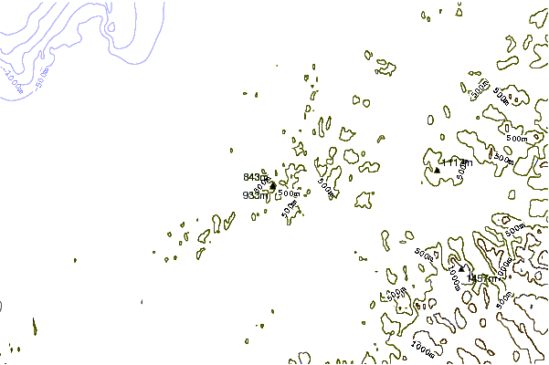 Mountain peaks around Møysalen