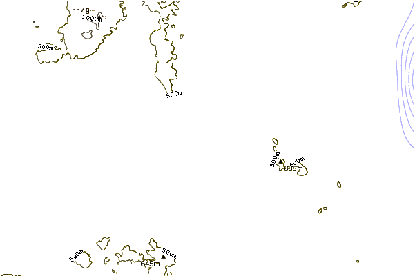 Mountain peaks around Mpafi