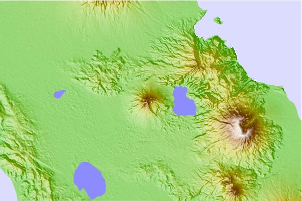 Surf breaks located close to Mt Asog or Iriga