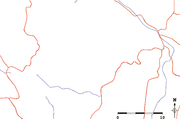 Roads and rivers around Mučanj