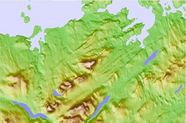 Surf breaks located close to Muckish