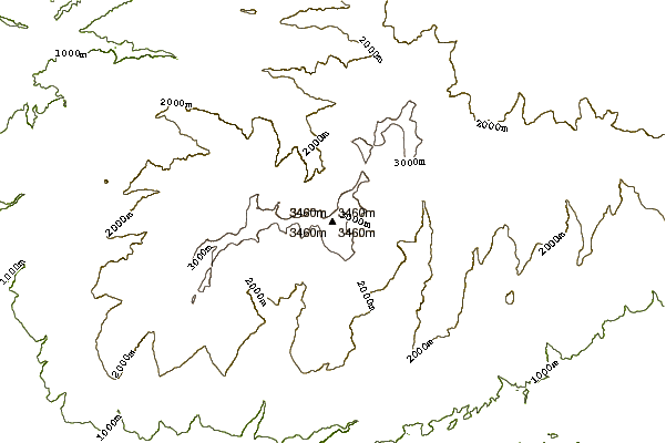 Mountain peaks around Mulhacen