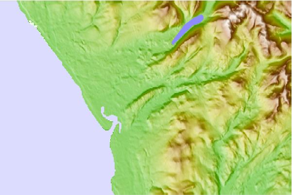 Surf breaks located close to Muncaster Fell