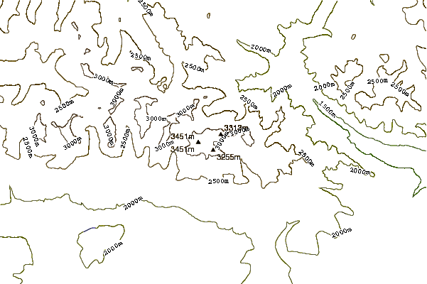 Mountain peaks around Munku-Sardyk